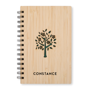 Caderno em Bambu com Design Sustentável